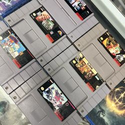 LOT OF 6  SUPER NINTENDO ASSORTED GAMES | AUTHENTIC | TESTED