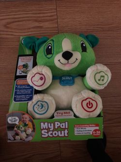 New in box! My pal scout green learning skills dog leap frog