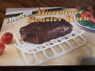 Microwave roaster rack