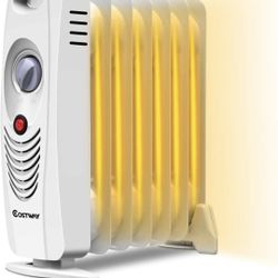 COSTWAY Oil Filled Radiator HeaterPortable