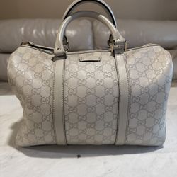 Gucci , Leather , Cream White 