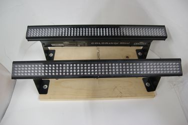 A Pair of Chauvet Color strip Mini DJ light