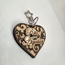 Personalized name keychain