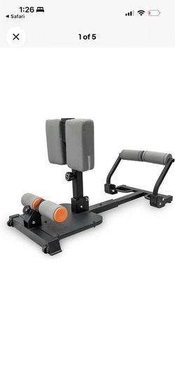 TOUSAINS Sissy Squat Machine, Quad & Glute Trainer for Home Gym