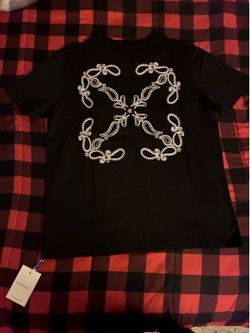 OFF-WHITE Bandana Arrow Skate Cotton T-shirt