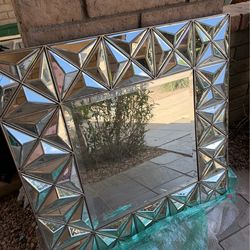 Silver 18x18x24 Mirror