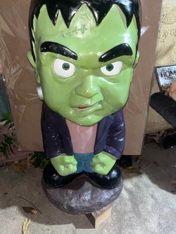 Frankenstein statue, you can put candy on top $60