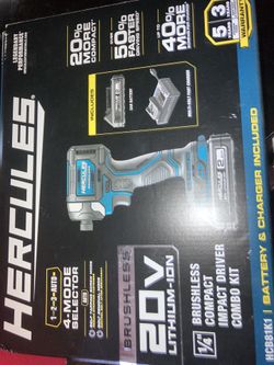 Hercules Impact Driver Combo 