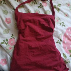 Red Halter Top