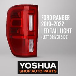 Ford Ranger 2019–2022 LED Tail Light (Left Driver Side) – Blind Spot Compatible

