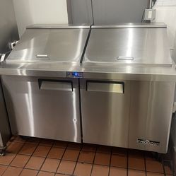 Fridgcon 60” Sandwich Prep Cold Table Fridge