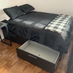 Ikea Brimnes Full Size Bedframe And Mattress