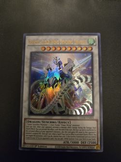 Crystal Clear Wing Synchro Dragon Yu-Gi-Oh Card