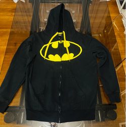 BATMAN COSTUME MEN HODDIE SIZE M