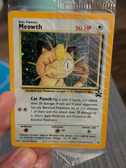 Pokemon Card--Holographic Sealed Meowth GB Promo