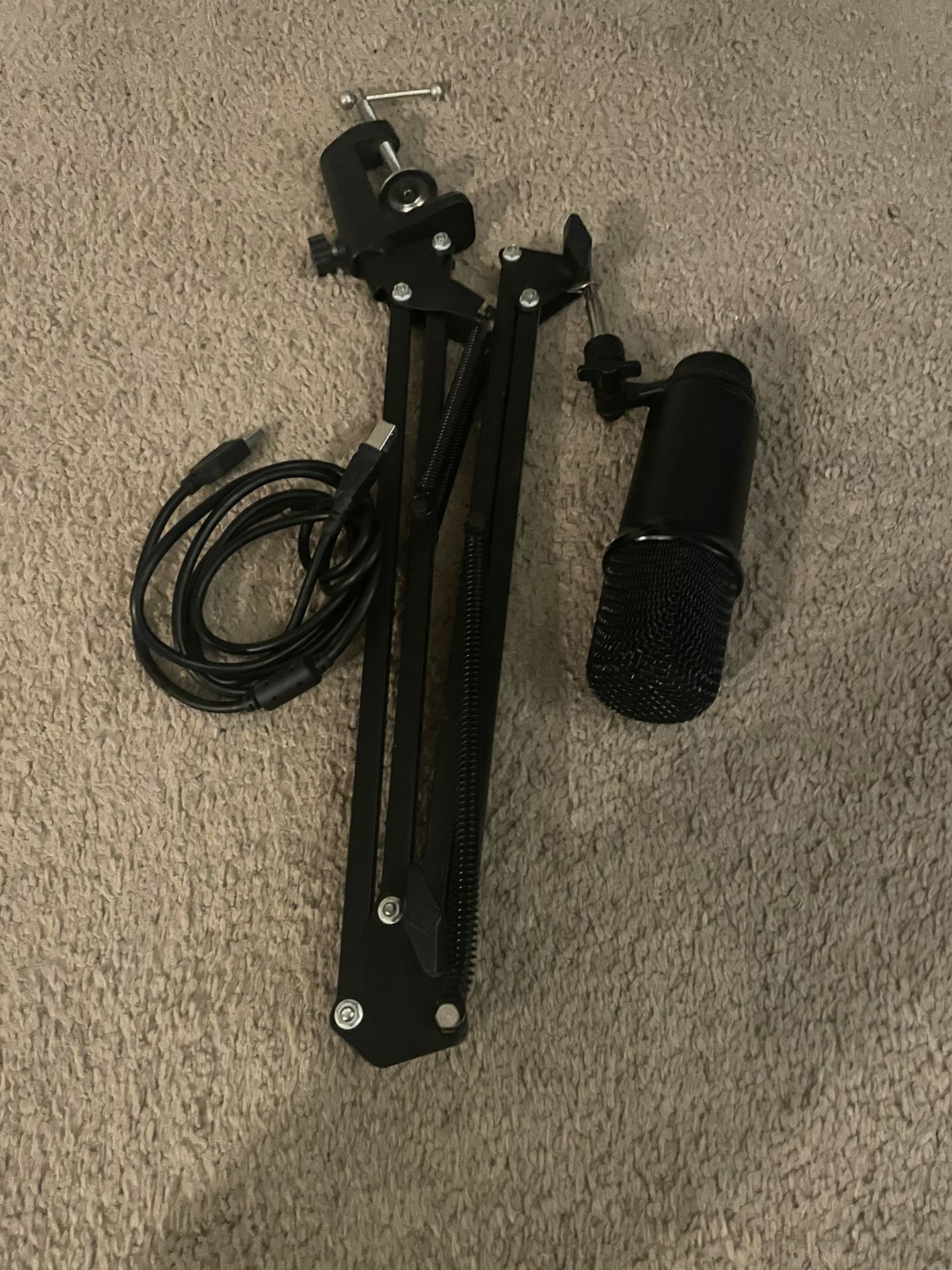 Microphone with a stand
