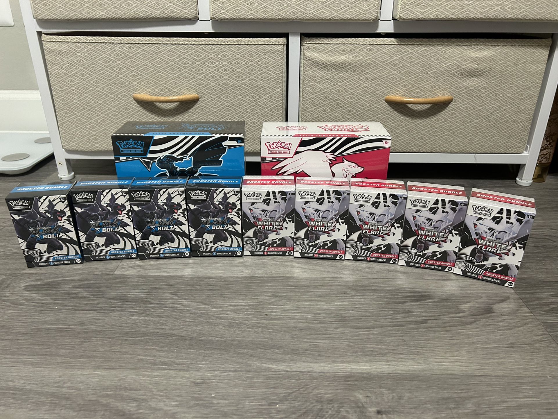 Black Bolt And White Flare Etbs/booster Bundles