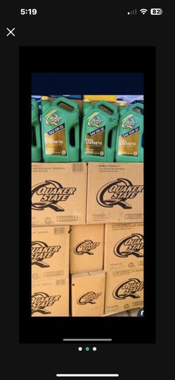Quaker State Full Synthetic Oil. $20 a Gallon