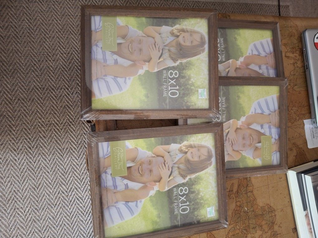Four 8x10 Wooden Frames