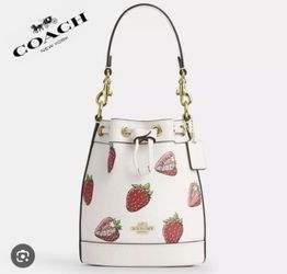 Coach Strawberry Bucket Bag
