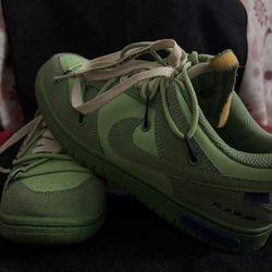 Off-White × Nike Dunk Low Lot 14 "Seafoam"