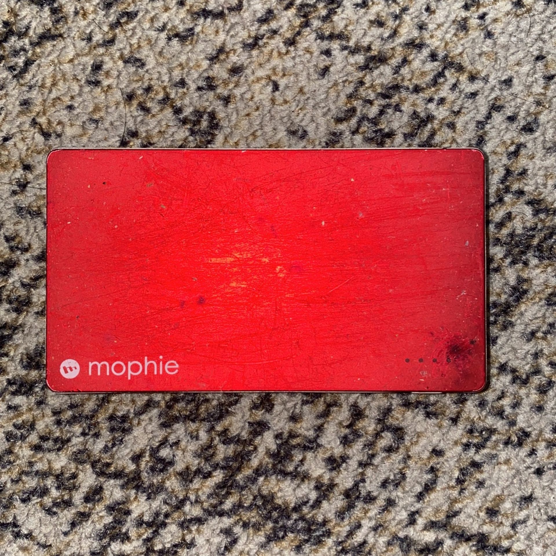 Red Mophie Portable Charger 