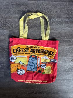 Trader Joe's Cheese Adventures Reusable Tote Bag