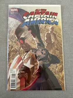 All-New Captain America #1 (2015) 1:50 Alex Ross Variant NM 