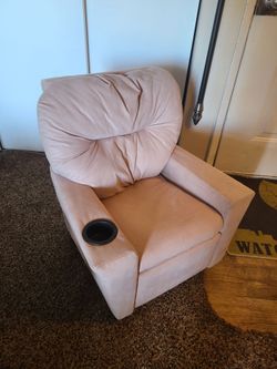 Children Size Microfiber Recliner