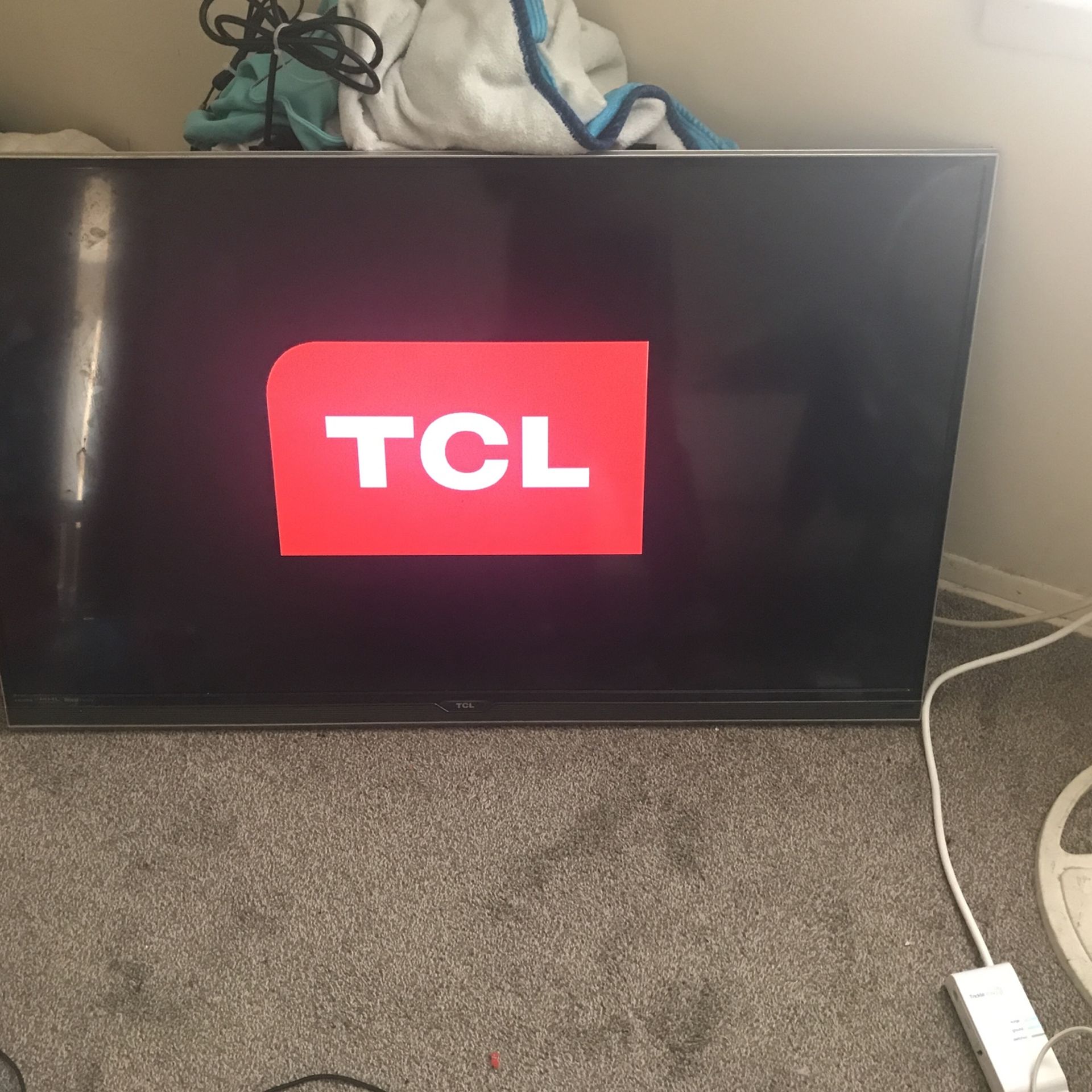 55 Inch TCL Flatscreen  Mount Included 