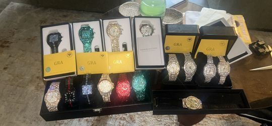 GRA Iced Out Fashion Watches Collection