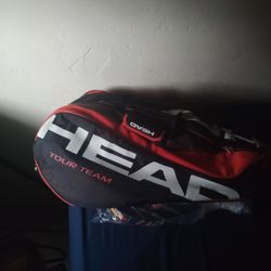 Tennis Bag And Rackets W/Penn Blue Balls; Brand New BatZoom Racquets 