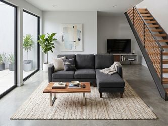 Dark grey sectional