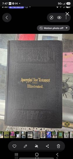 1901 Apocryphal New Testament Illustrated David McKay Original