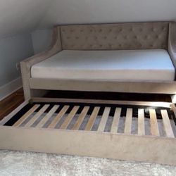 Bed Frame Full & Twin Trundle