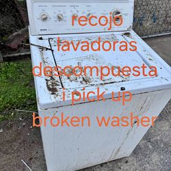 ✅RECOJO LAVADORAS Y SECADORAS DESCOMPUESTAS