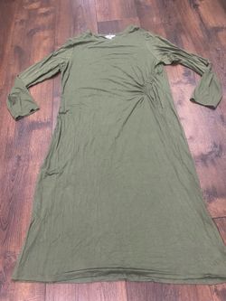 Women’s camo green dress size XXL by Time and Tru #9