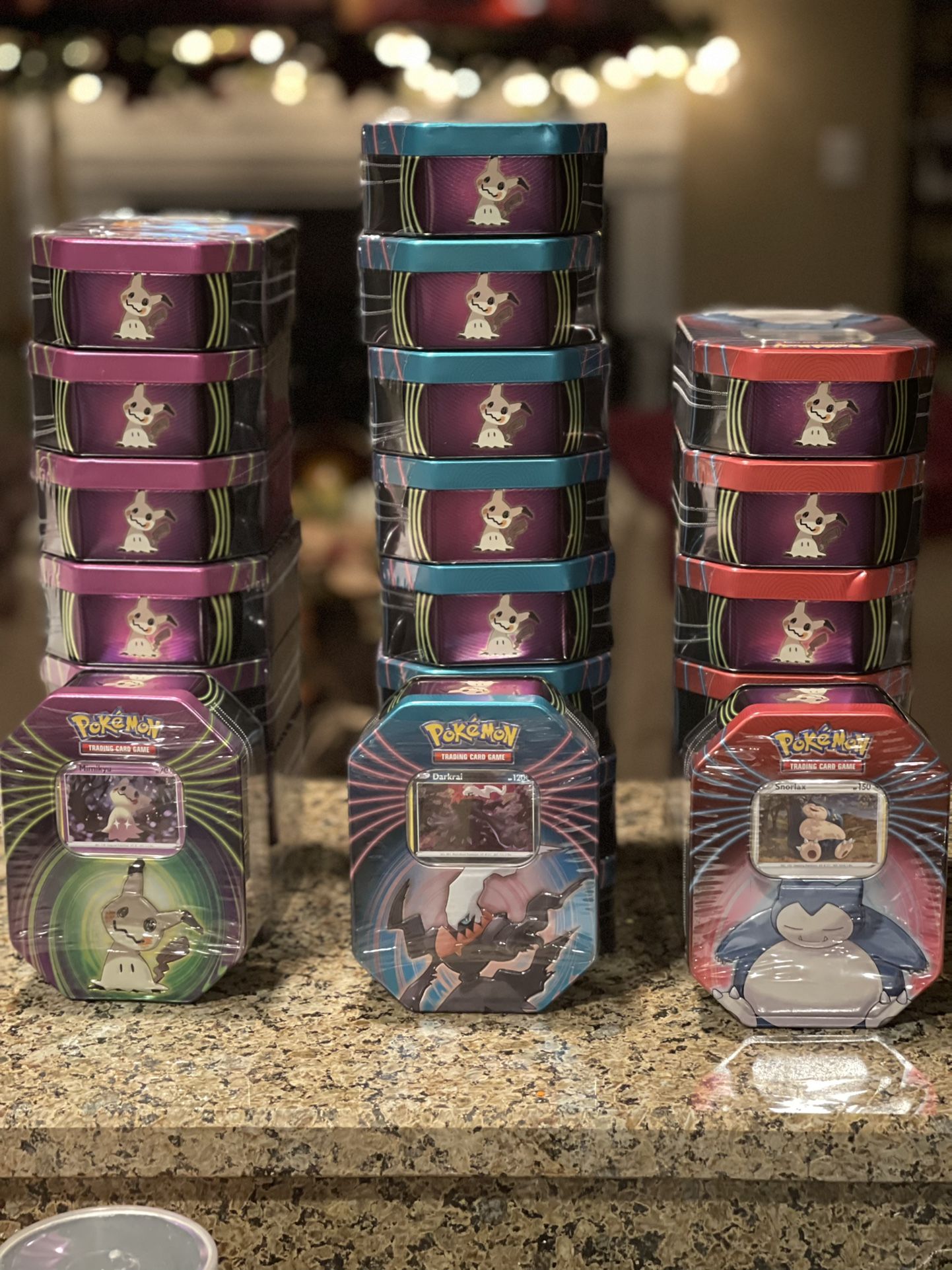 Pokémon knockout tins—Complete sets