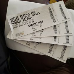  4 Nascar Xfinity Series Tickets At Starting Line 