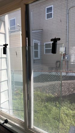Glass shower door