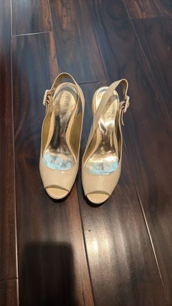 White Heel Wedges