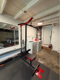 Lat pulldown machine (can sell plates too)