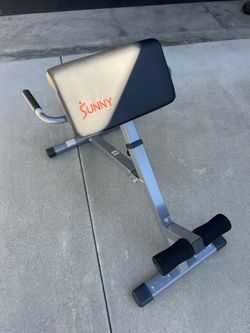 Sunny Health & Fitness Roman Chair Back Extension Machine