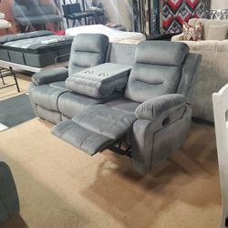2pc Reclining Sofa And Loveseat