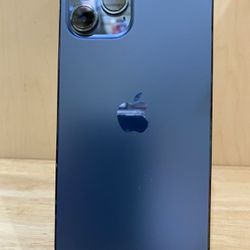 I Phone 12 Pro Max 128GB Blue Factory Unlocked Used Like New 