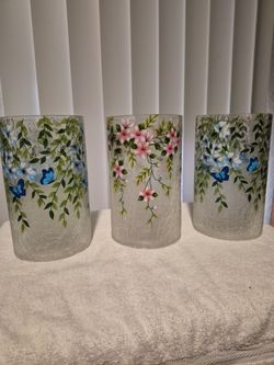 Glass Flameless Candle Holder