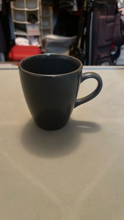 Dark Gray Ceramic Coffee Mug