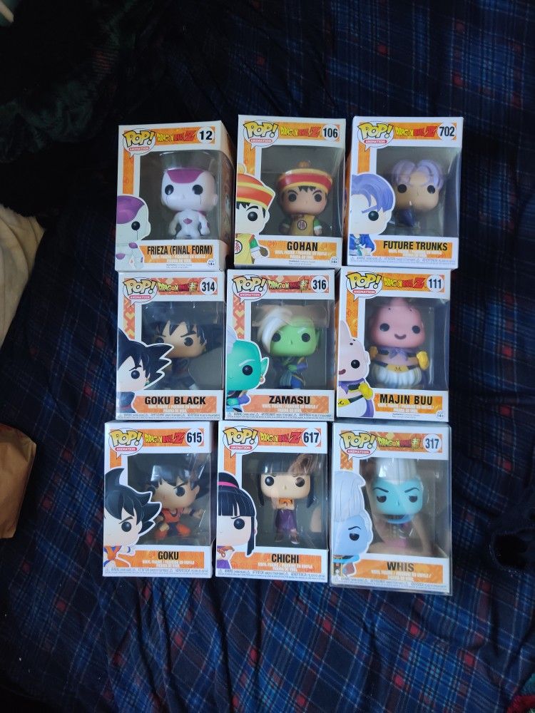 DragonBall Z Funko Pops