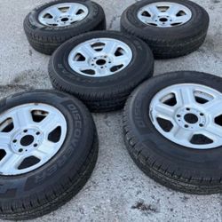 16” Jeep Wrangler Grand Cherokee We Finance Package Rims Wheels Tires Set Of 5 Factory