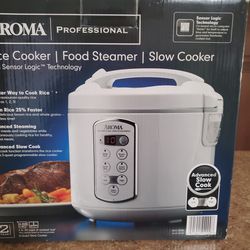 AROMA- Rice Cooker, Food Steamer, Slow Cooker